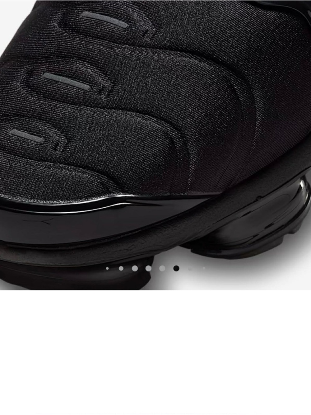 Nike Black VaporMax Plus Men’s Sneaker - Picture 8 of 8